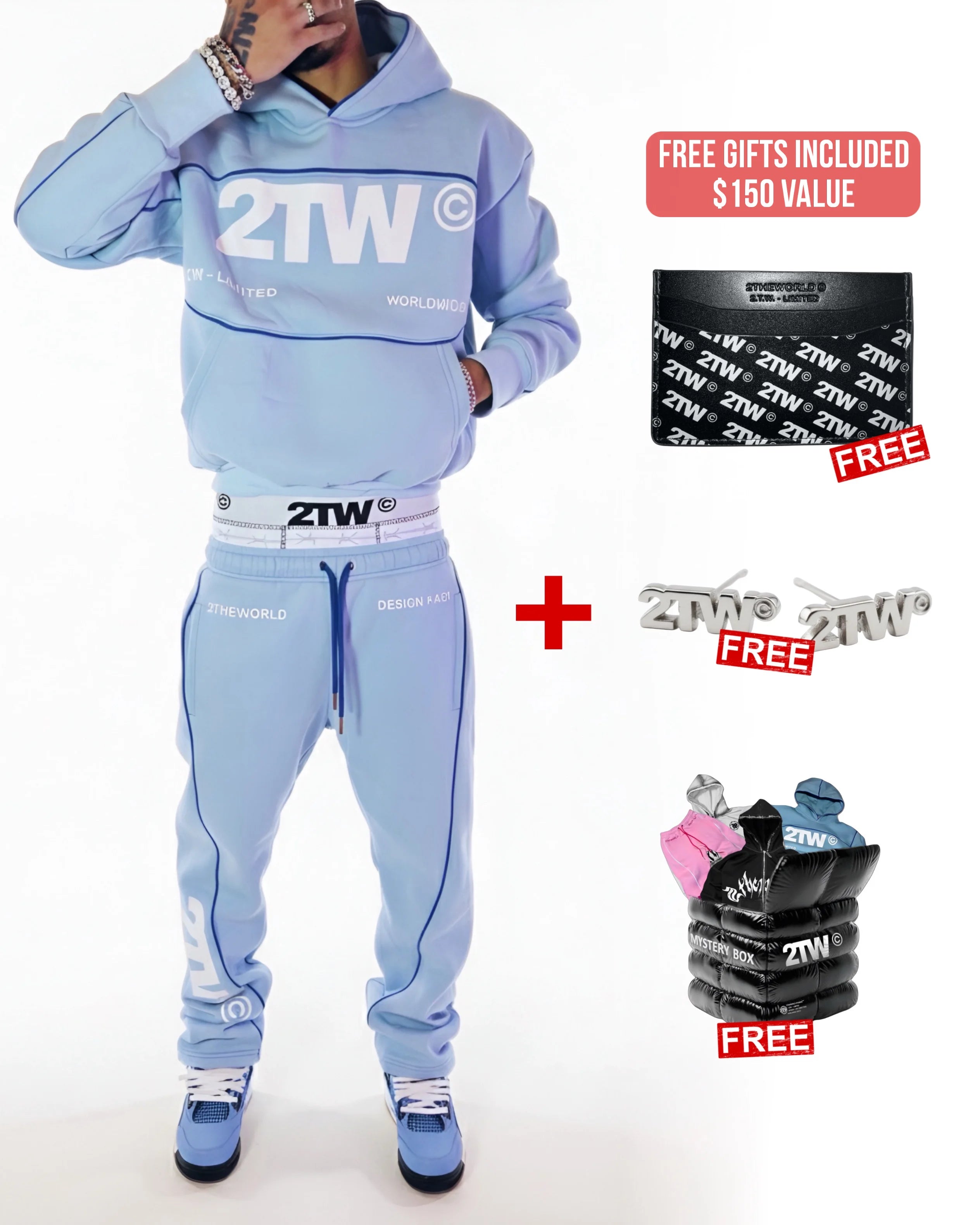 UNC BLUE ESSENTIAL SWEATSUIT