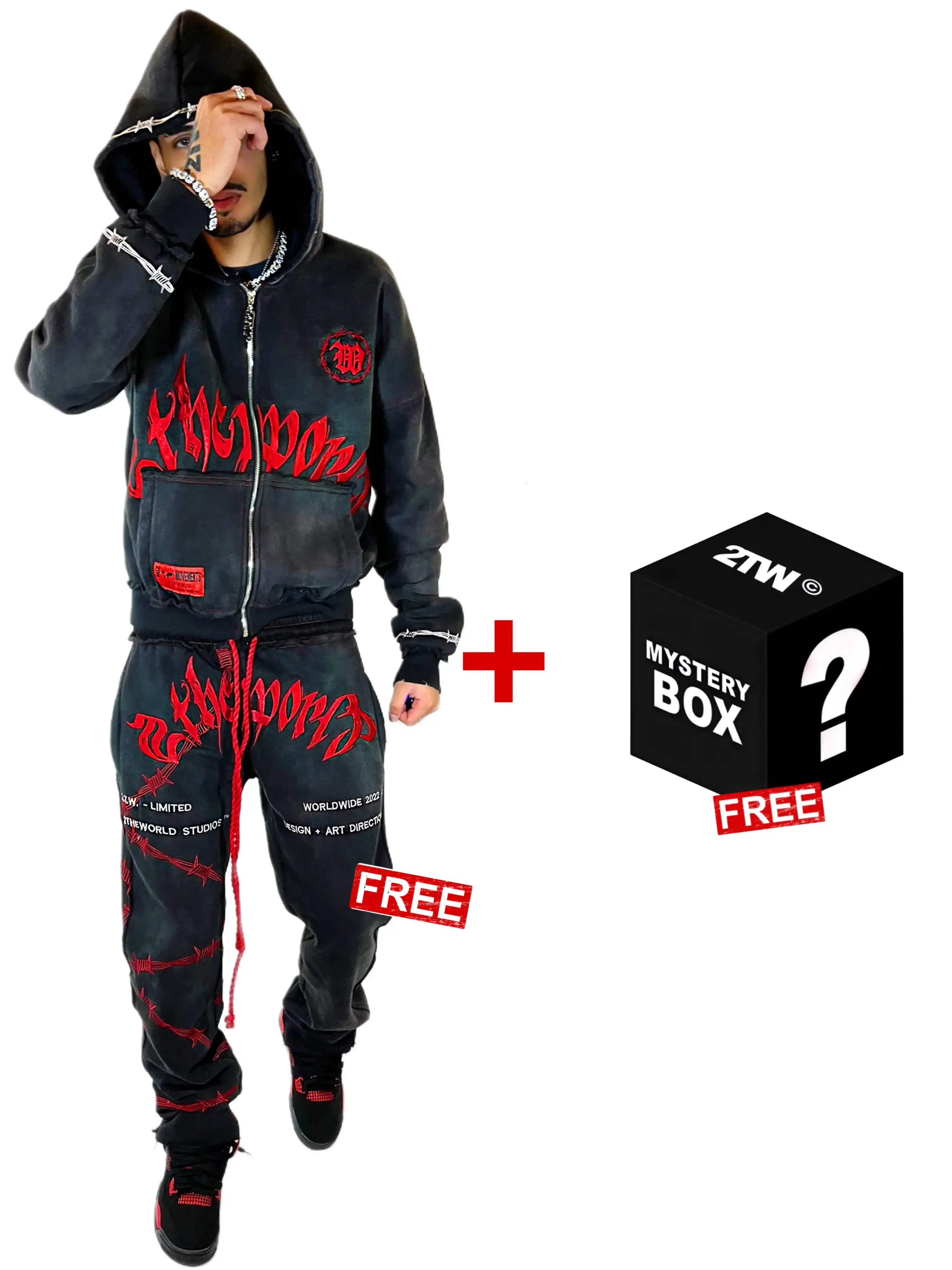 Giacca RED EYE + Felpa omaggio + Articolo omaggio