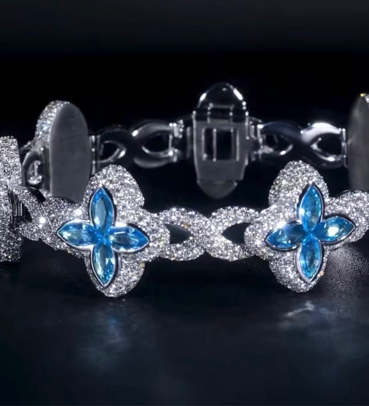 FREE Iced Out Four Clover Bracelet