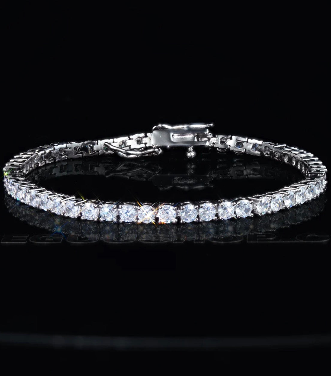 FREE Tennis Bracelet (White Gold)