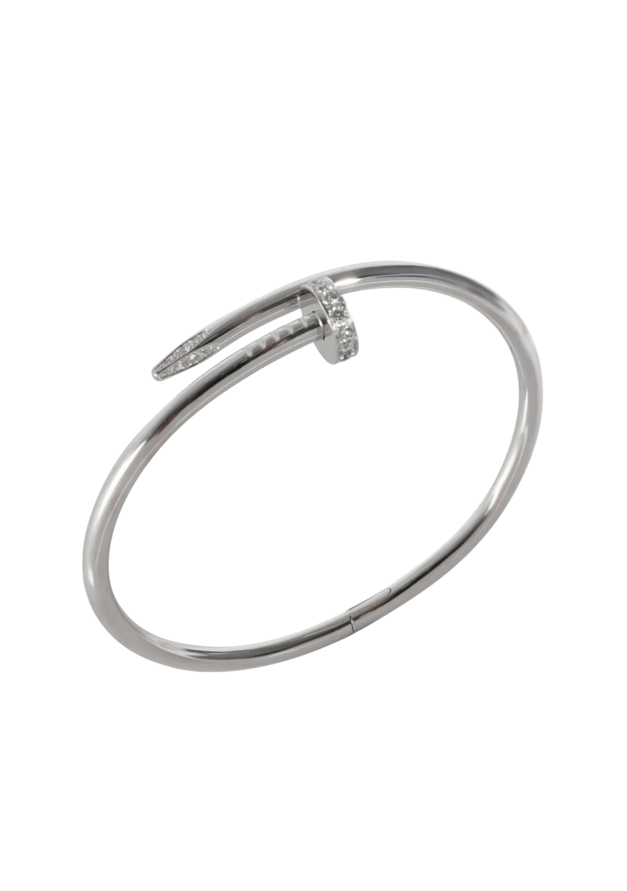 FREE Iced Nail Bracelet (White Gold)