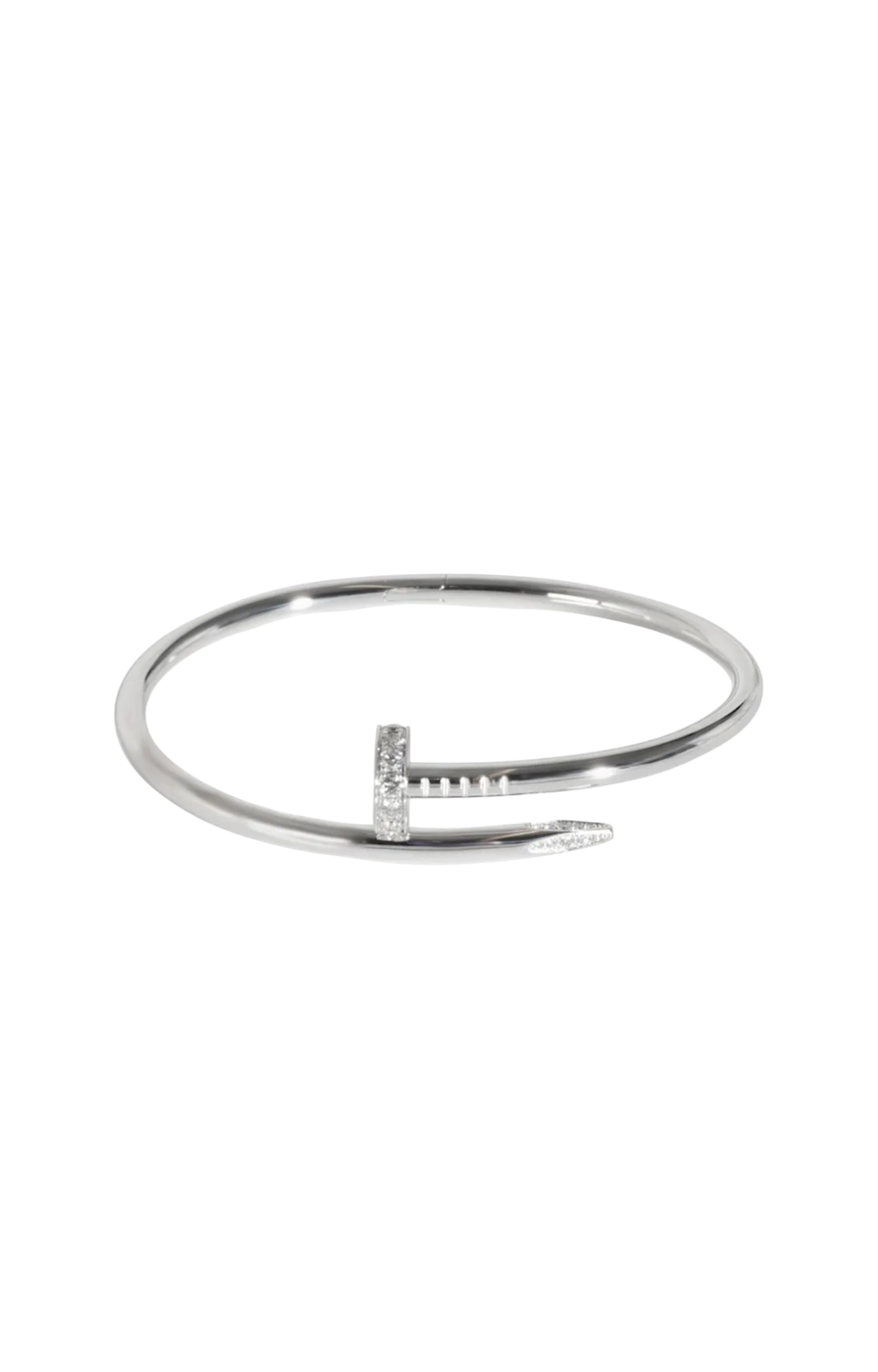 FREE Iced Nail Bracelet (White Gold)