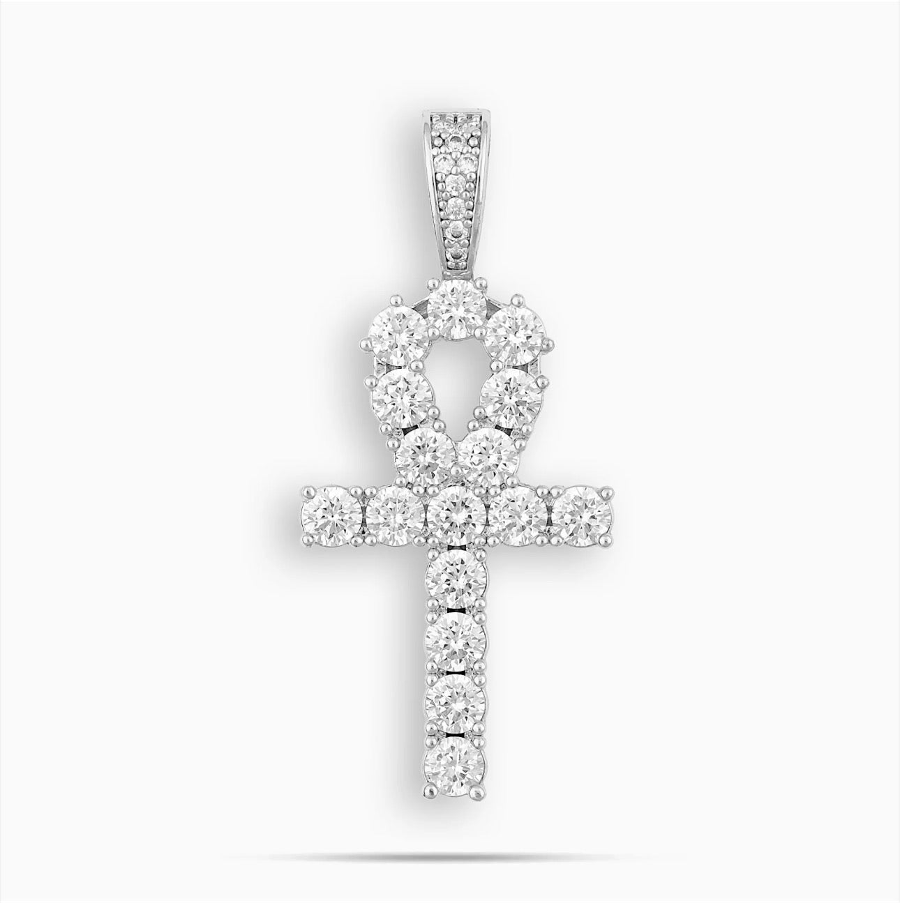 FREE White Gold Ankh Pendant