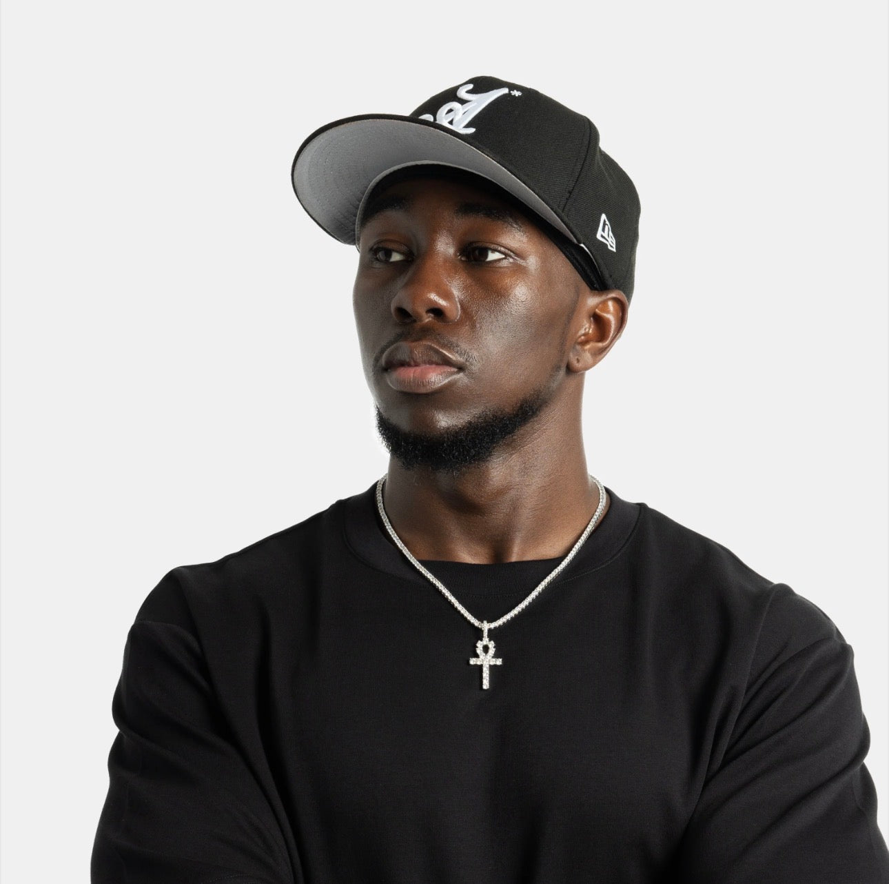 FREE White Gold Ankh Pendant