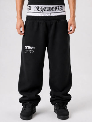 DOUBLE-WAIST BOXER SWEATS