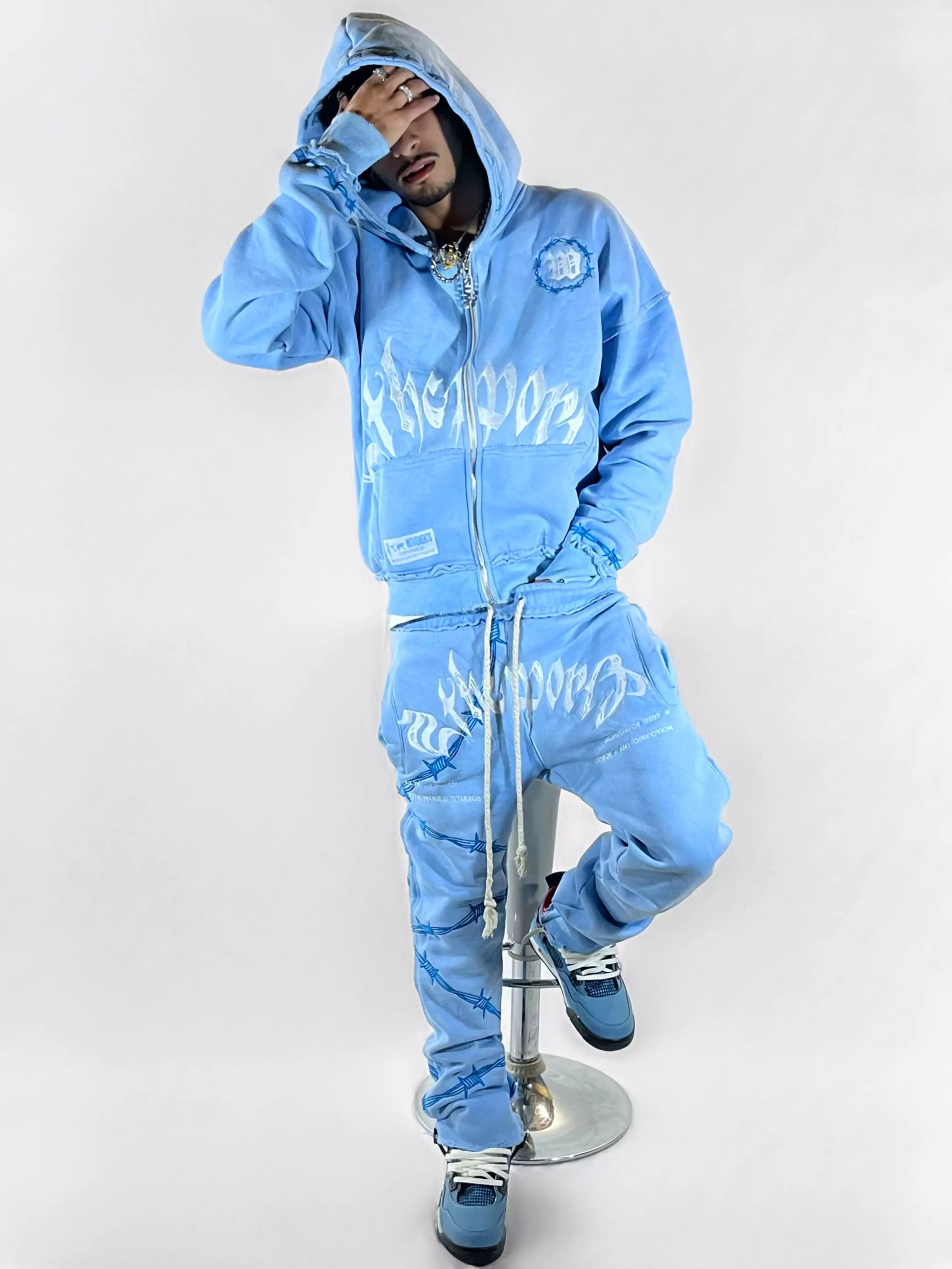 2THEWRLD Sweatsuit UNC Blue