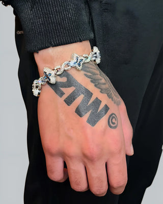 Iced Clover Bracelet