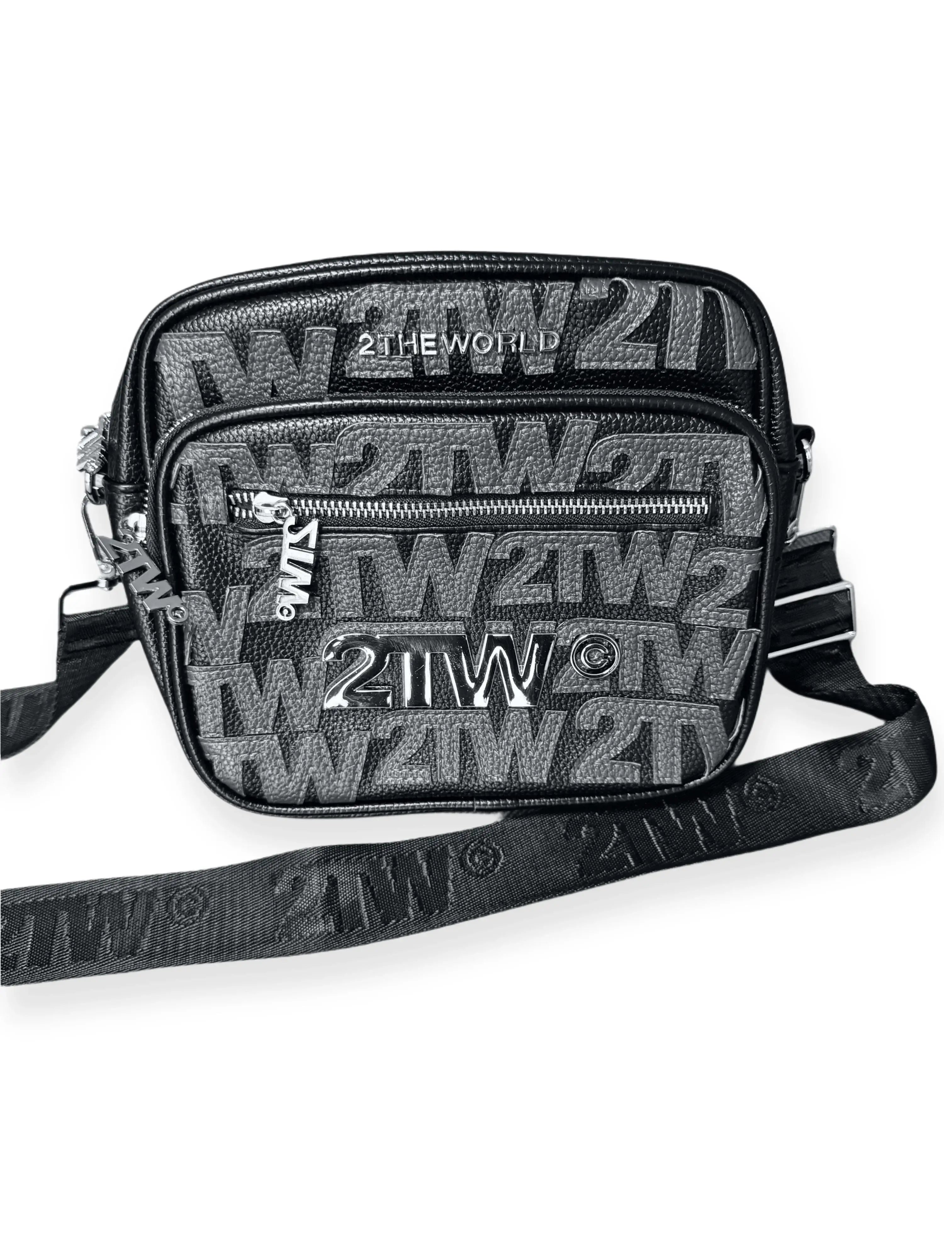 CHROME PATCHWORK SIDE BAG