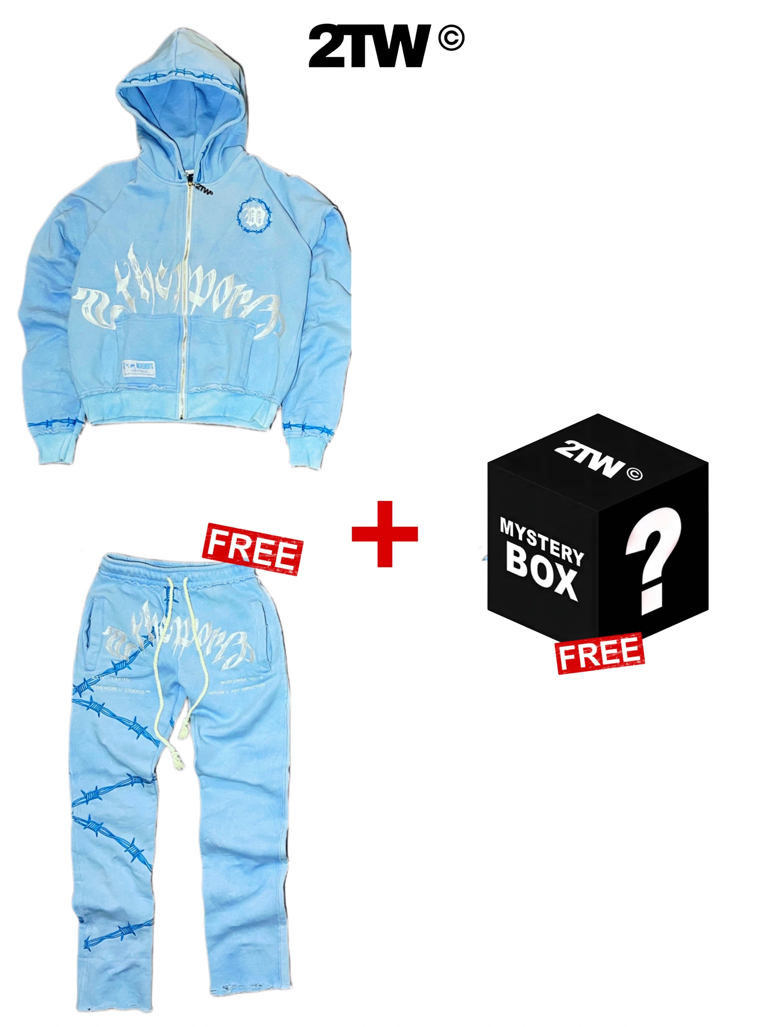UNC BLUE jacket + Free Sweats + Free Item
