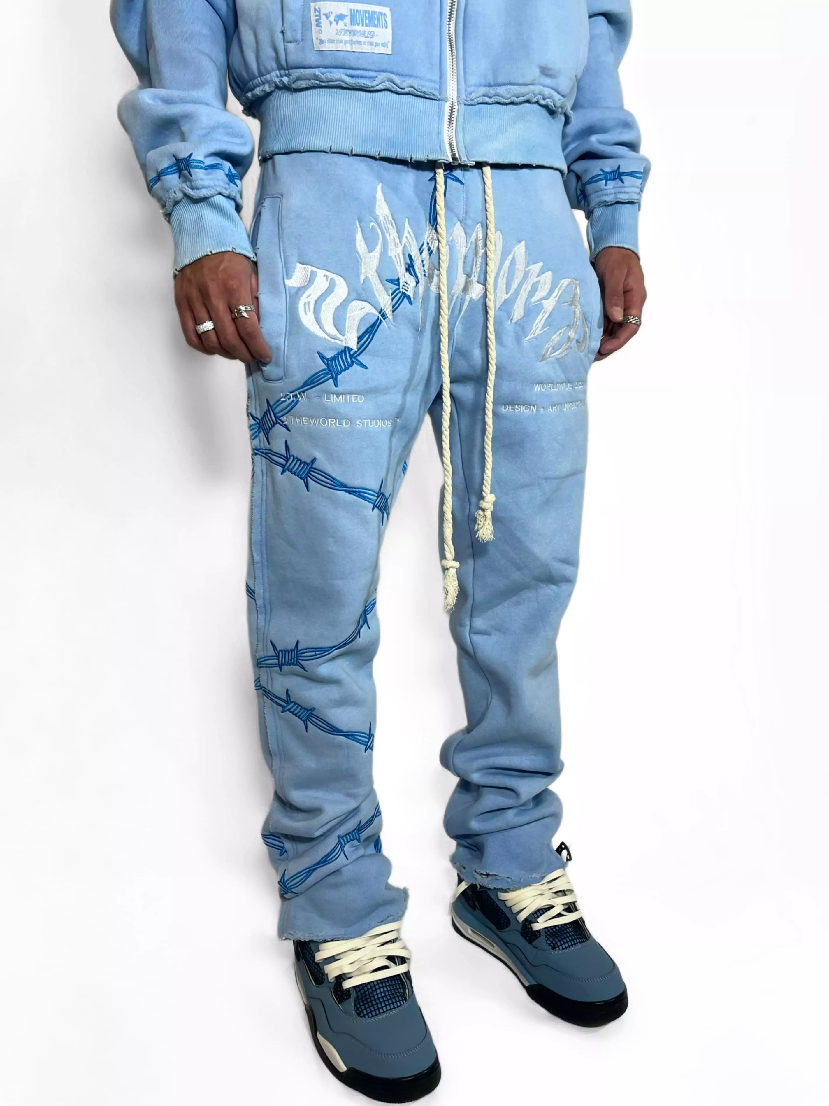 2THEWRLD Sweats UNC Blue