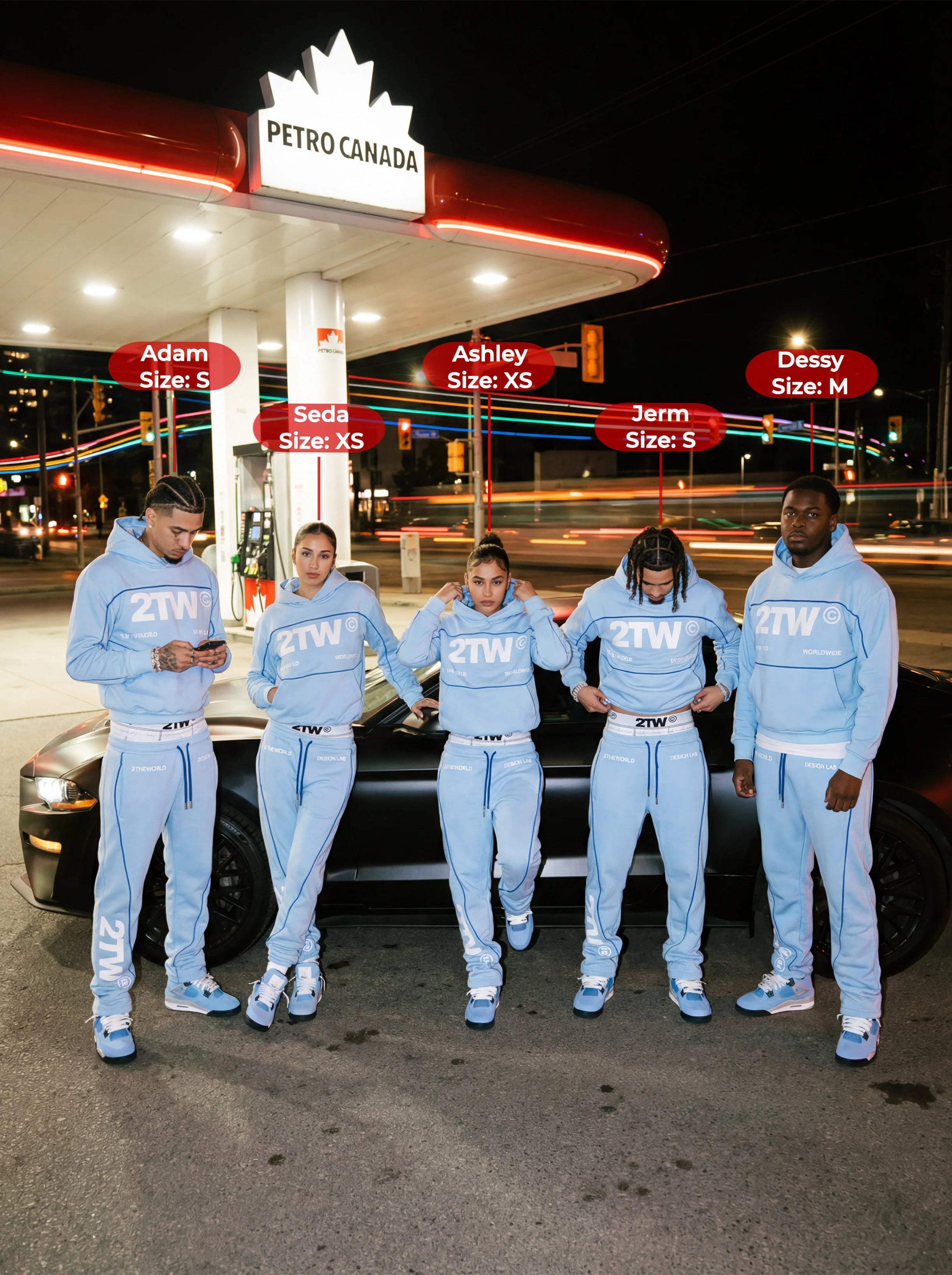 UNC BLUE ESSENTIAL SWEATSUIT