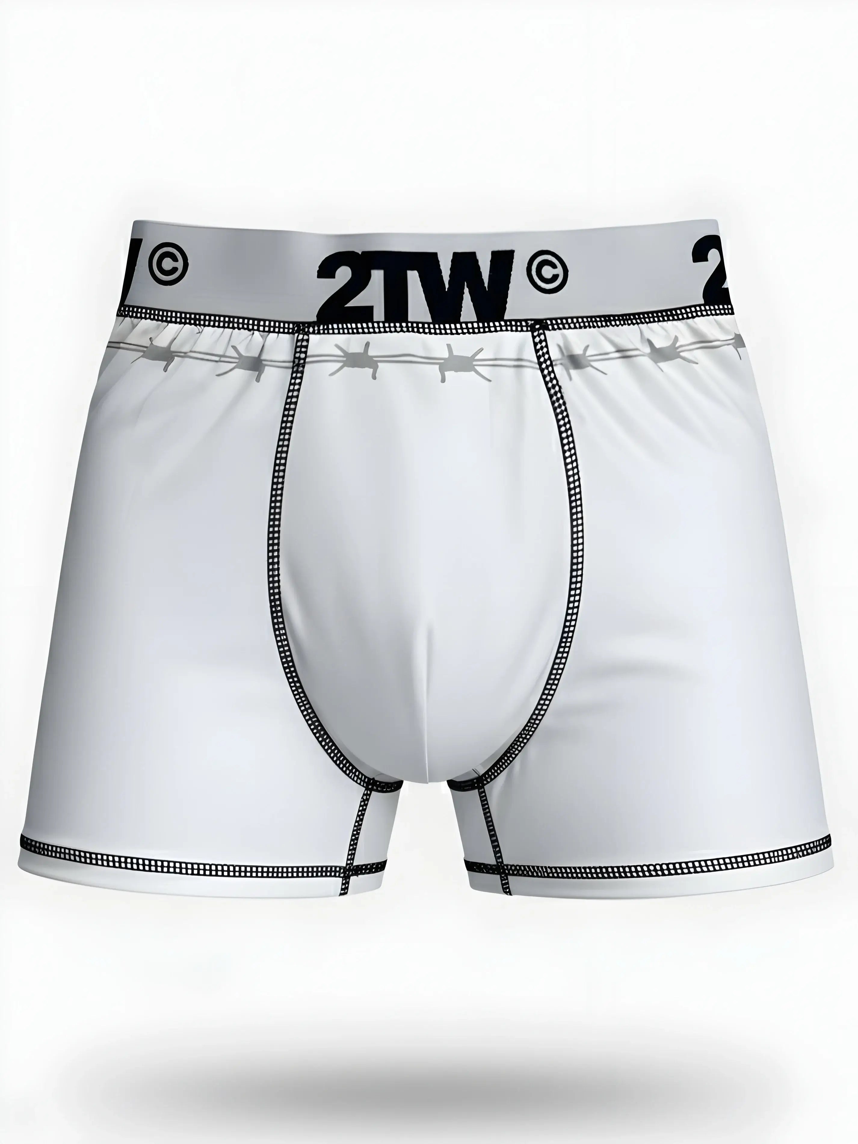 WHITE ESSENTIAL BOXERS
