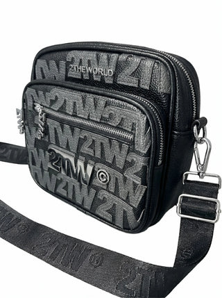 CHROME PATCHWORK SIDE BAG
