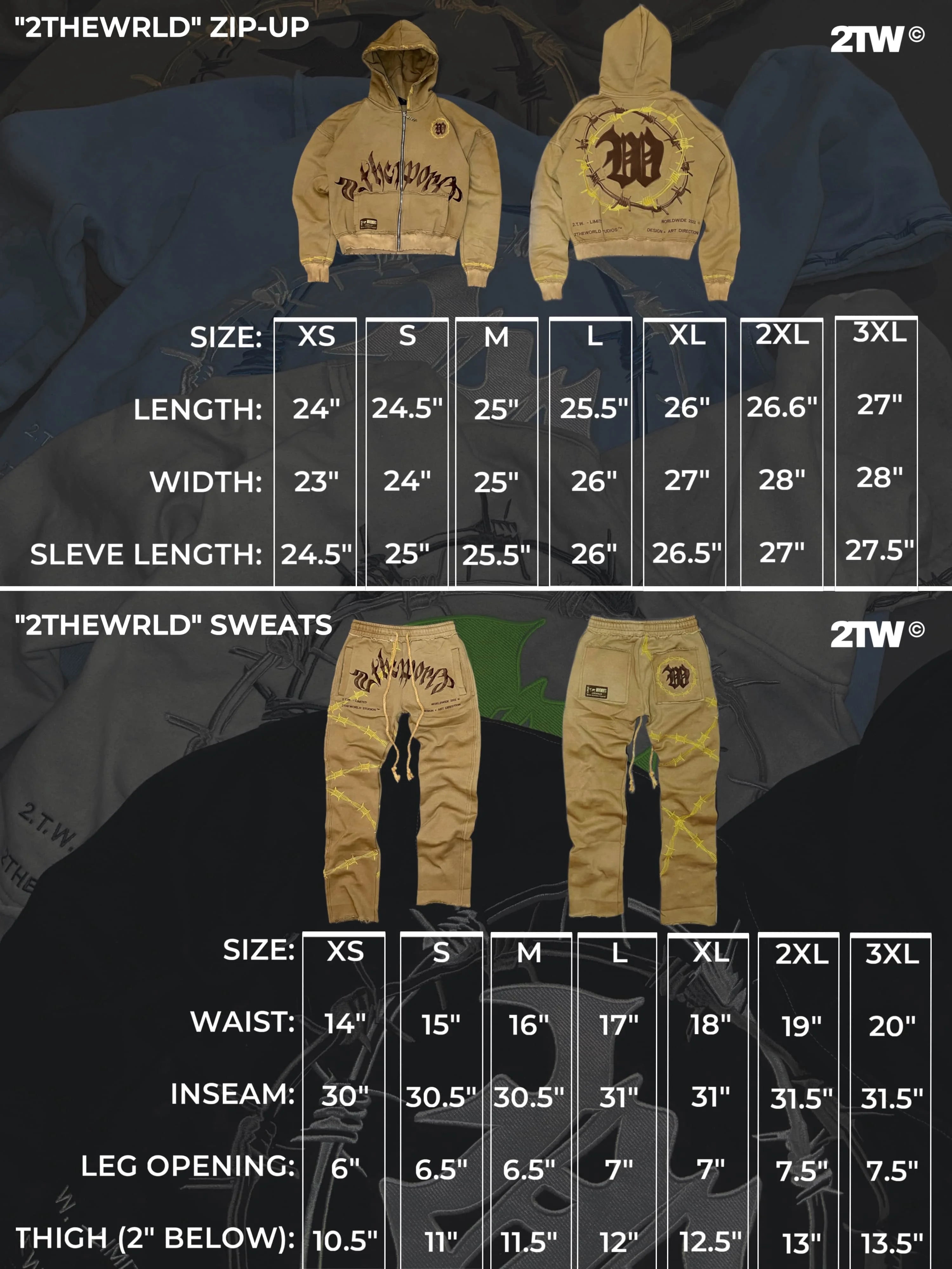 2THEWRLD Sweats UNC Blue