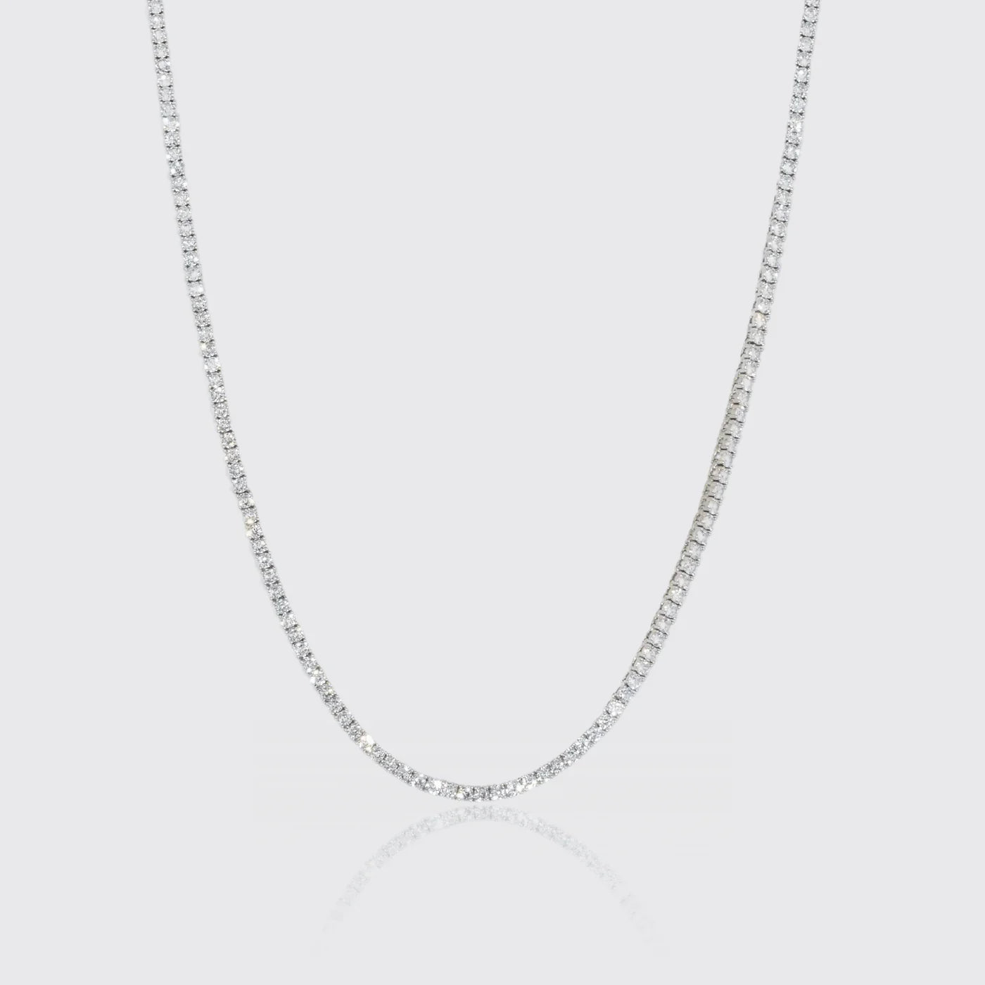 FREE Tennis Chain (White Gold)