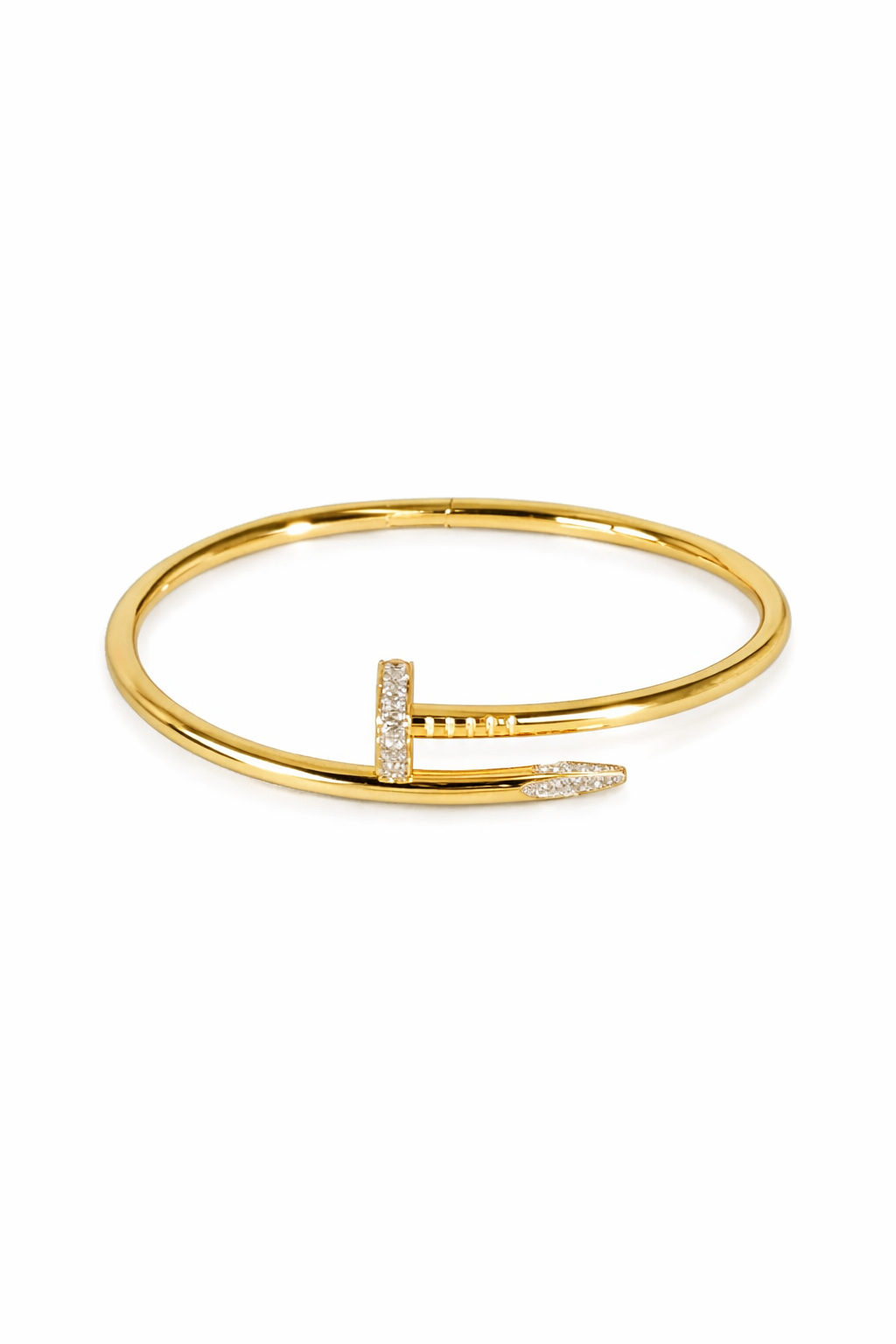 FREE Iced Nail Bracelet (Gold)