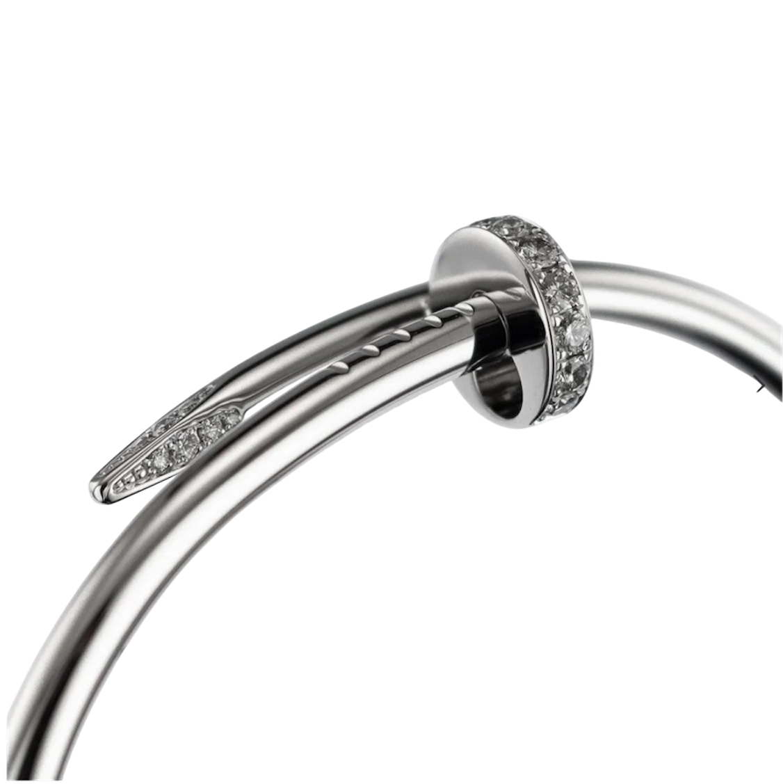 FREE Iced Nail Bracelet (White Gold)