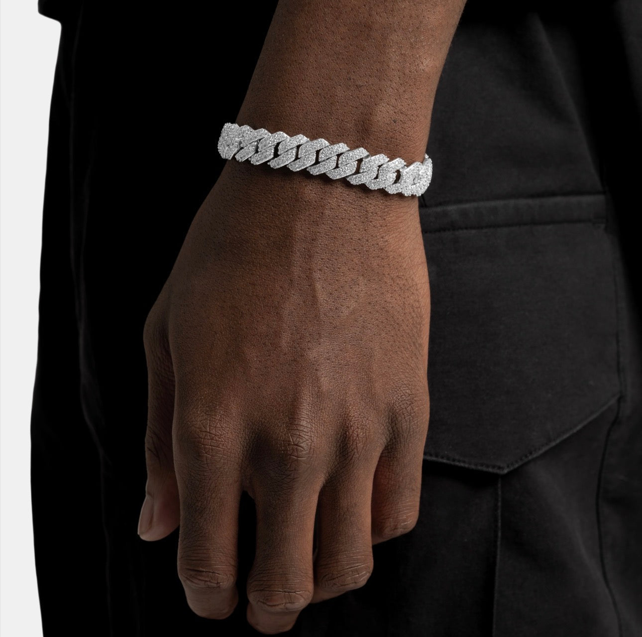 FREE Cuban Link Bracelet (White Gold)