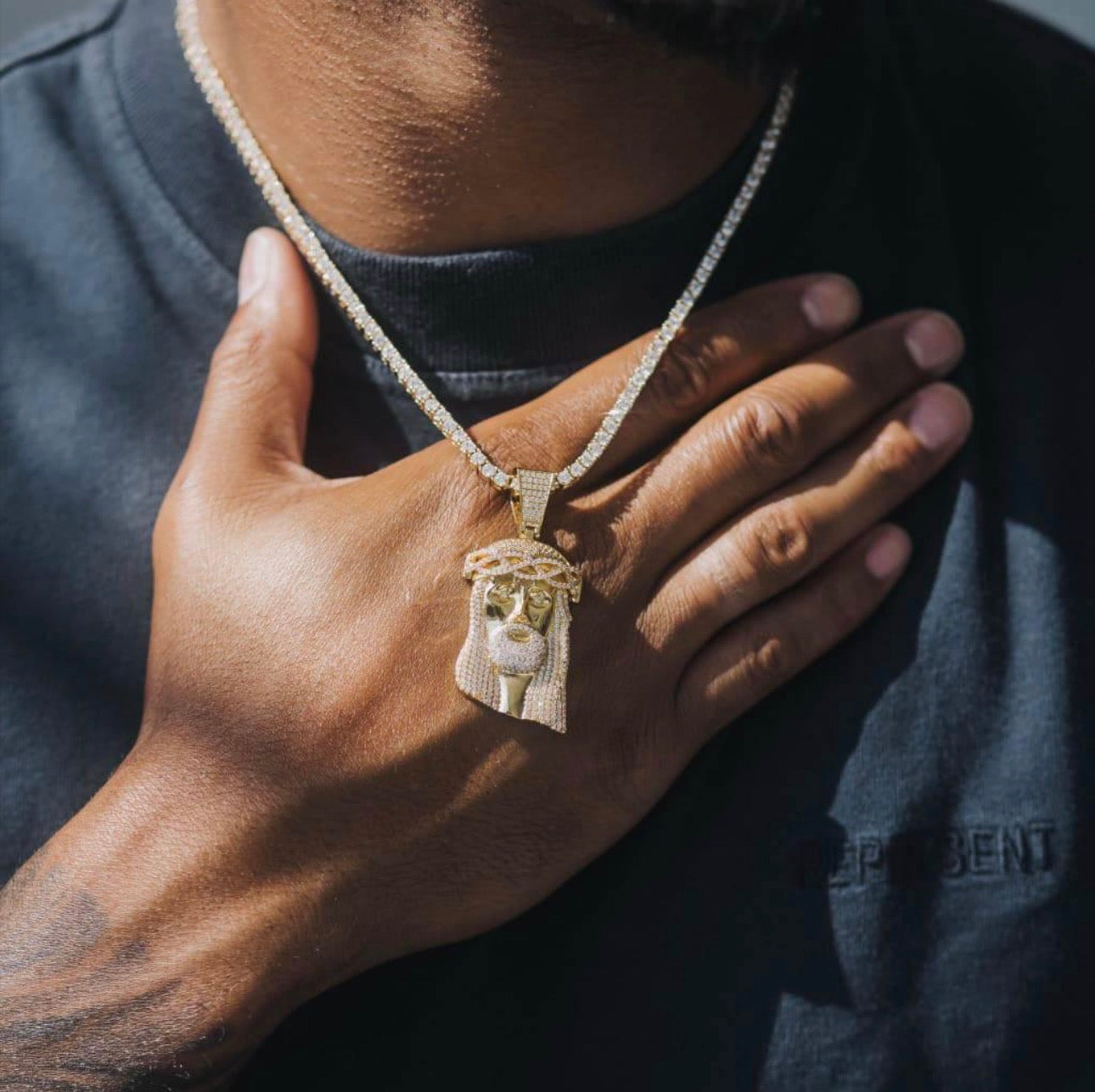 FREE Gold Jesus Piece Pendant